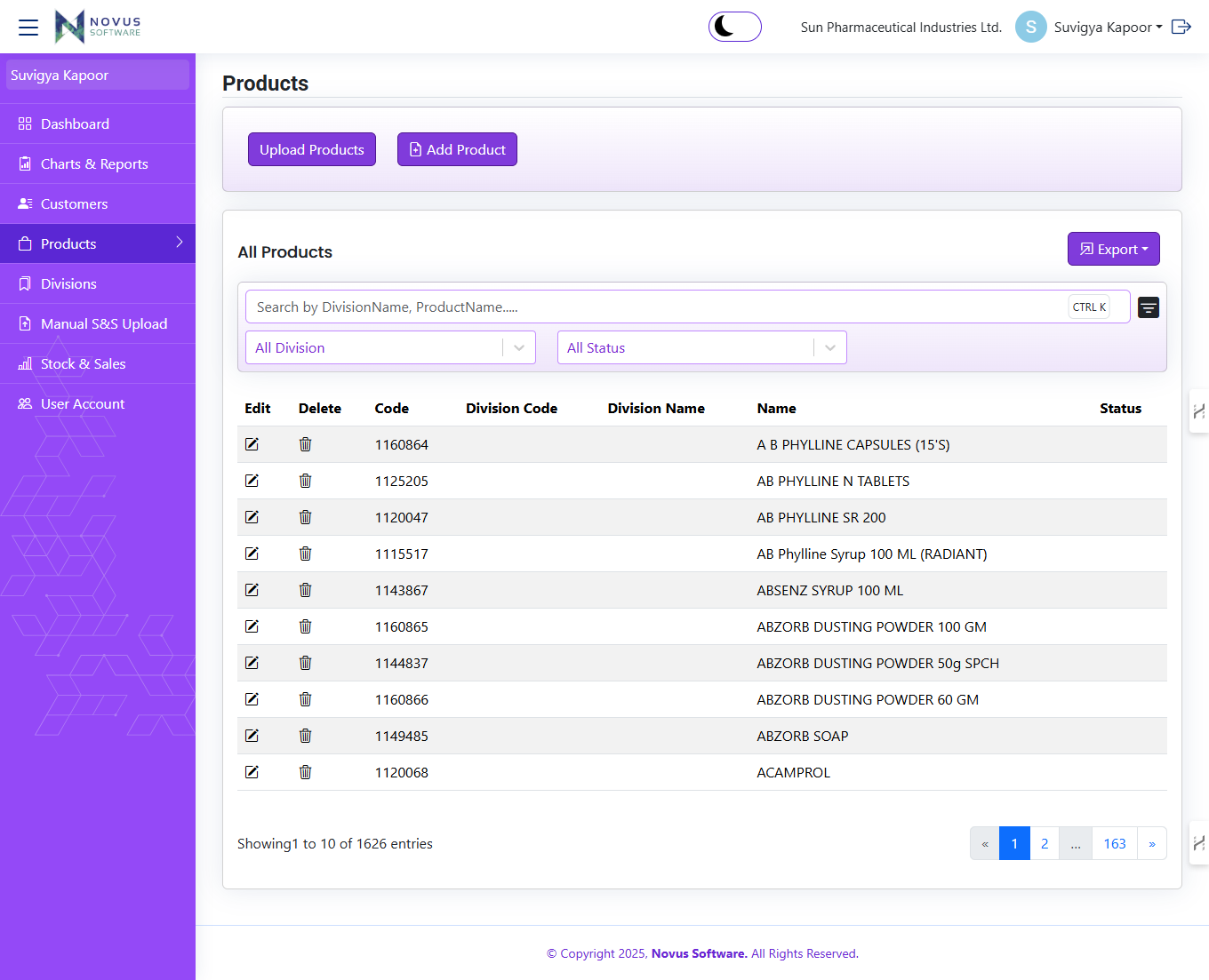 Product Data Harmonization Interface
