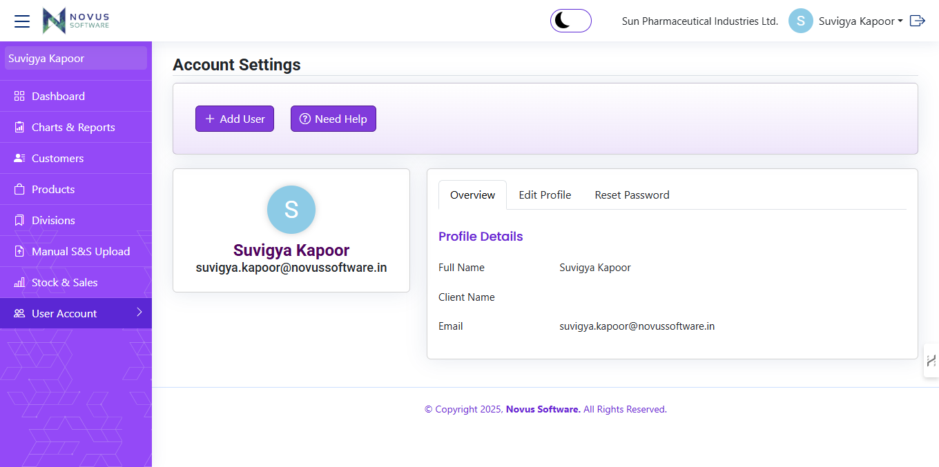 Client-Specific System Settings Interface